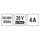 STHOR töltő 20V 4 A 78250, 78252 termékhez