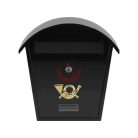 Postaláda   380x320x105  fekete