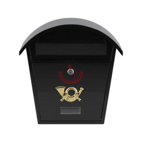 Postaláda   380x320x105  fekete
