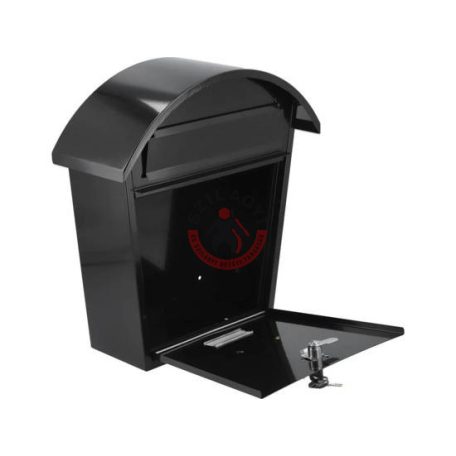 Postaláda   380x320x105  fekete