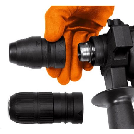 STHOR SDS PLUS elektromos ütvefúrógép, 24 MM 620 W
