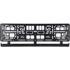 Rendszámtábla keret fekete