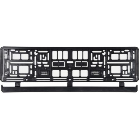 Rendszámtábla keret fekete