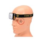 Fejlámpa 3+2 LED 3W Li-Ion 850 mAh 53 x 46 x 29mm USB