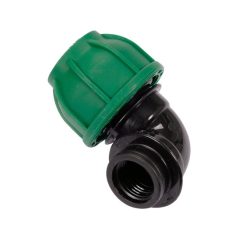 Gyorscsatlakozó belső menetes 90°-os PP 25mm 1/2"