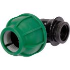 Gyorscsatlakozó belső menetes 90°-os PP 25mm 1/2"