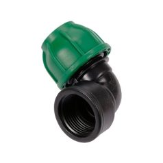 Gyorscsatlakozó belső menetes 90°-os PP 25mm 1"