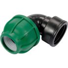 Gyorscsatlakozó belső menetes 90°-os PP 25mm 1"