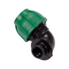 Gyorscsatlakozó belső menetes 90°-os PP GW 25mm 1/2"