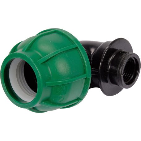 Gyorscsatlakozó belső menetes 90°-os PP GW 25mm 1/2"