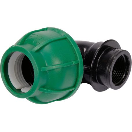 Gyorscsatlakozó belső menetes 90°-os PP GW 32mm 3/4"