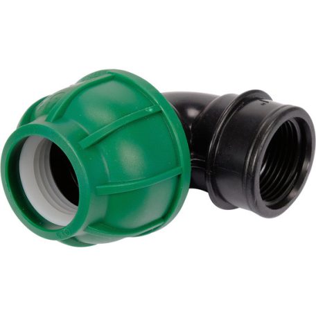Gyorscsatlakozó belső menetes 90°-os PP GW 25mm 1"