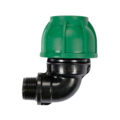   Gyorscsatlakozó külső menetes 90°-os PP GZ 32mm 3/4"