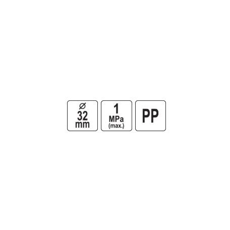 Zárókupak PP 32mm