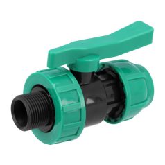 Golyóscsap külső menetes 32mm x 1" PP