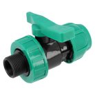 Golyóscsap külső menetes 32mm x 1" PP