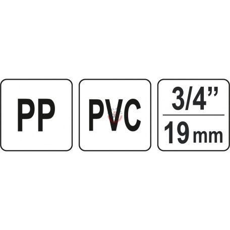 Csapkészlet esővízgyűjtő tartályhoz 3/4" PVC 3 db/cs.