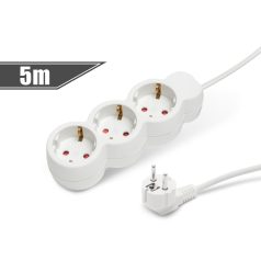 Elosztó 3-as 3x1,5mm - 5.0m