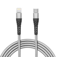 Adatkábel iPhone Type C 2A 2m szürke