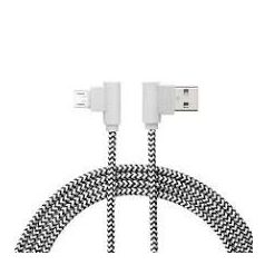 Adatkábel MicroUSB 1A  90fokos 2m