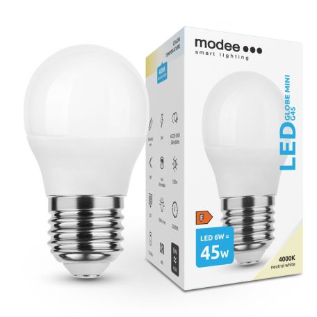 Modee Lighting LED Izzó Globe Mini G45 6W E27 180° 4000K (550 lumen)