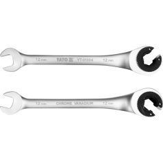 Racsnis fékcsőkulcs 12 mm
