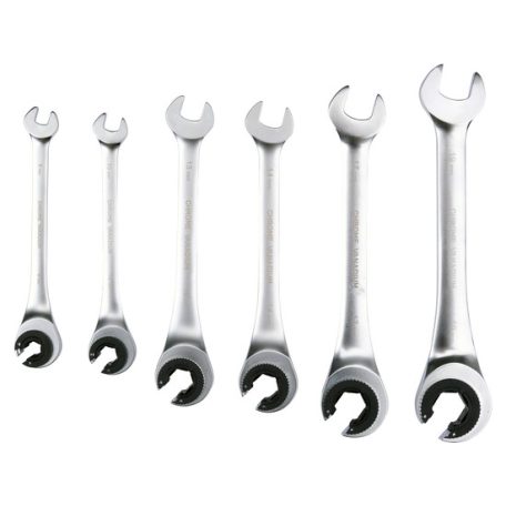 Racsnis fékcsőkulcs készlet 6 részes