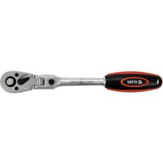   Racsnis hajtókar 3/8" 242 mm 72T csuklós ±90° egyenes szár CrV