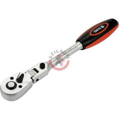   Racsnis hajtókar 3/8" 242 mm 72T csuklós ±90° egyenes szár CrV