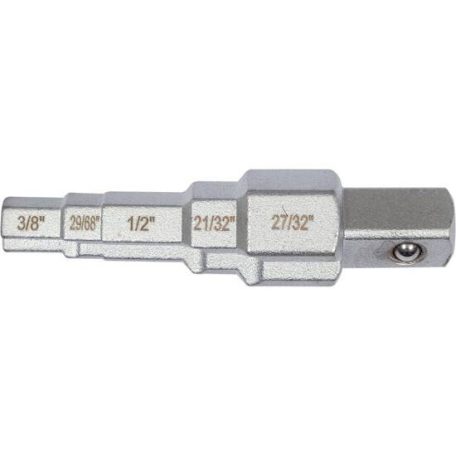 Lépcsős radiátorkulcs 1/2" racsnis hajtószárral 30T CrV