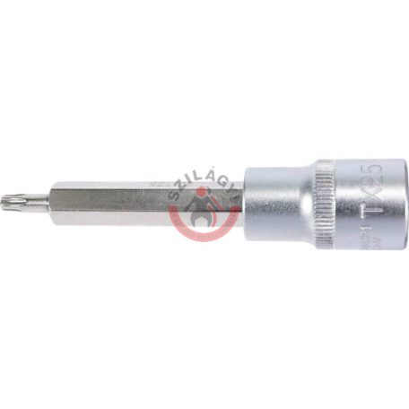 Rátűzőkulcs 1/2" T25 100mm