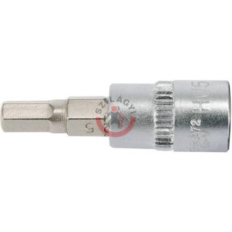 Rátűzőkulcs 1/4" IMBUSZ(HEX) 5mm 37mm