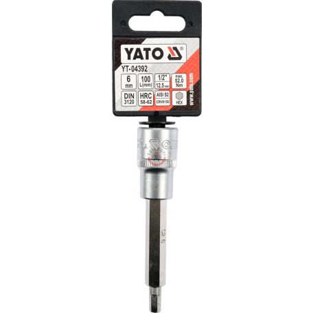 Rátűzőkulcs 1/2" IMBUSZ(HEX) 6mm 100mm