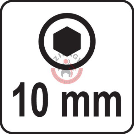 Rátűzőkulcs 1/2" IMBUSZ(HEX) 10mm 100mm