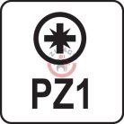 Rátűzőkulcs 1/4 PZ1 37mm