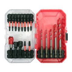   Vegyes szerszámkészlet 1/4", PZ/TX/PH, 4-10mm, 18db-os