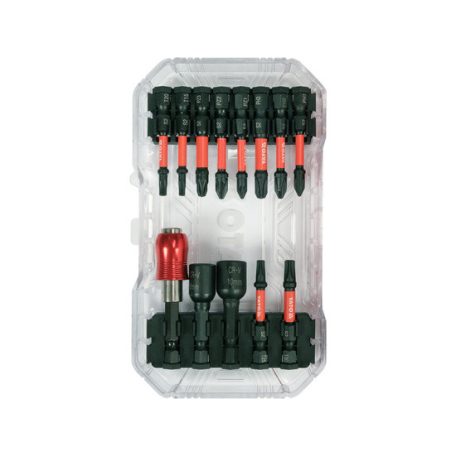 Vegyes szerszámkészlet 1/4", PZ/TX/PH, 4-10mm, 18db-os