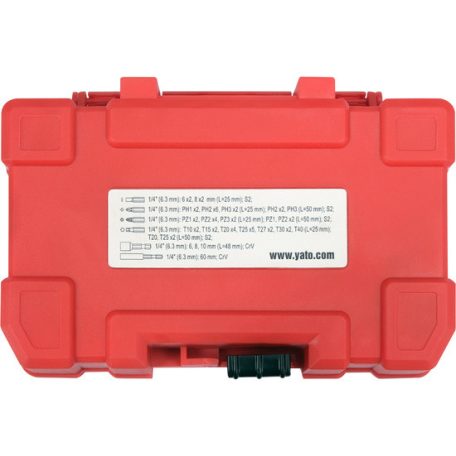 Impact Bitkészlet 1/4", SL/PZ/TX/PH, 6-10mm, 54db-os