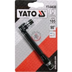 Bit behajtó 1/4" Hatlap 90° 105mm (Kézi)