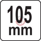 Bit behajtó 1/4" Hatlap 90° 105mm (Kézi)