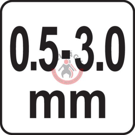 Fúrótokmány 0,5 - 3mm, Hatlap 1/4" befogással