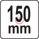 Mágneses toldószár Hatlap 1/4" 150mm