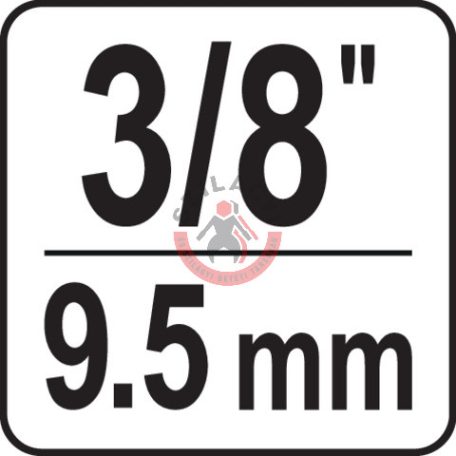 Adapter készlet SDS+ról négyszögre 1/4", 3/8", 1/2"