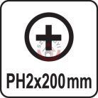 Bithegy PH2x200 mm