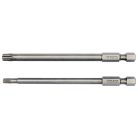 Bithegy készlet biztonsági TORX T20x100mm T30x100mm