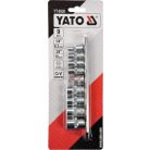 Torx dugókulcs készlet 9 részes E5-E16 1/4", 3/8"
