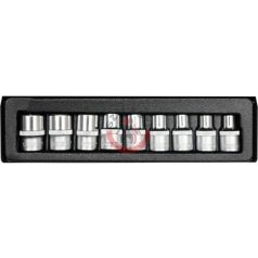 Torx dugókulcs készlet 9 részes E10-E24 1/2"