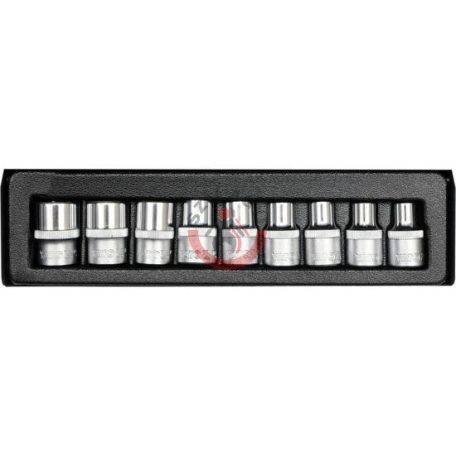 Torx dugókulcs készlet 9 részes E10-E24 1/2"