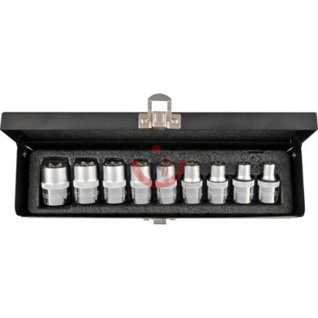 Torx dugókulcs készlet 9 részes E10-E24 1/2"