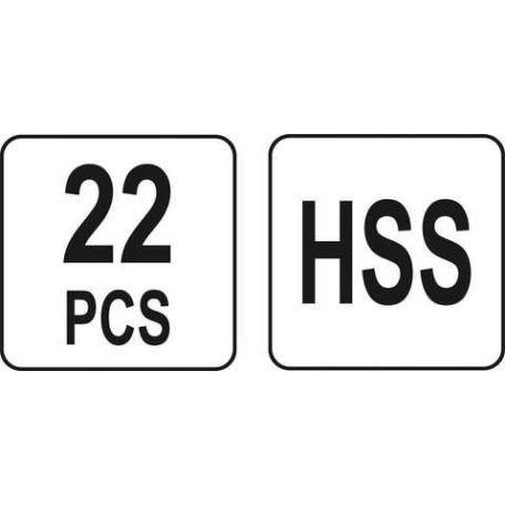 Sérült izzítógyertya kiszedő készlet 20 részes HSS